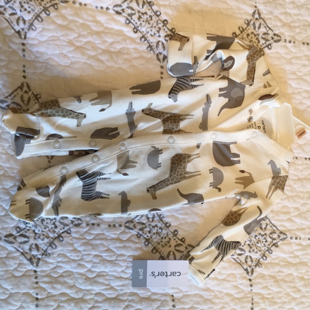 Carter’s Preemie Size Button-up Onesie